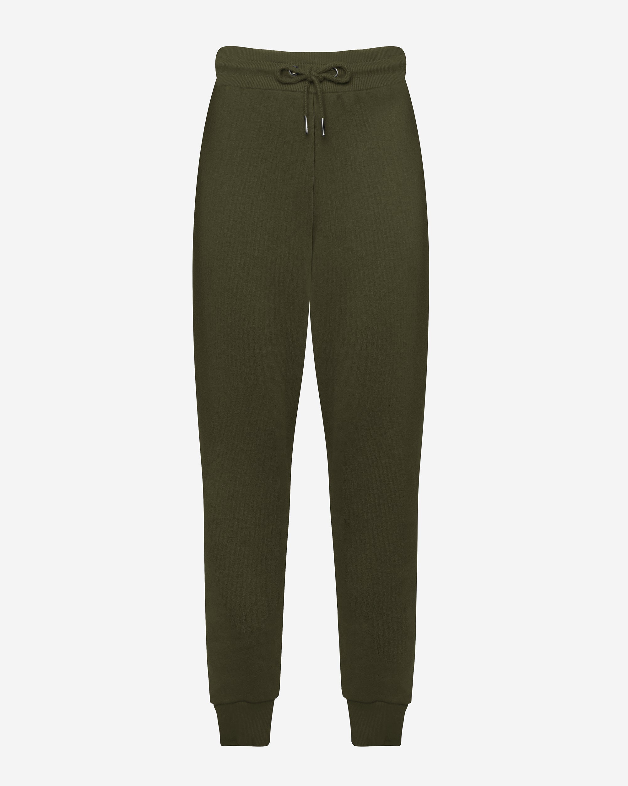 Khaki joggers designed for tall women with extended leg length